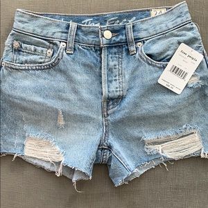 Free People Jean Shorts